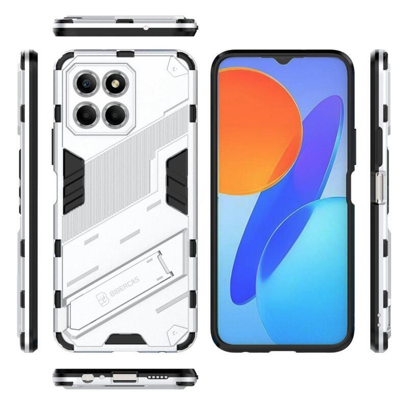 Armor odolný hybridní kryt s výklopným stojánkem na Honor X8 5G/Honor 70 Lite 5G - bílý