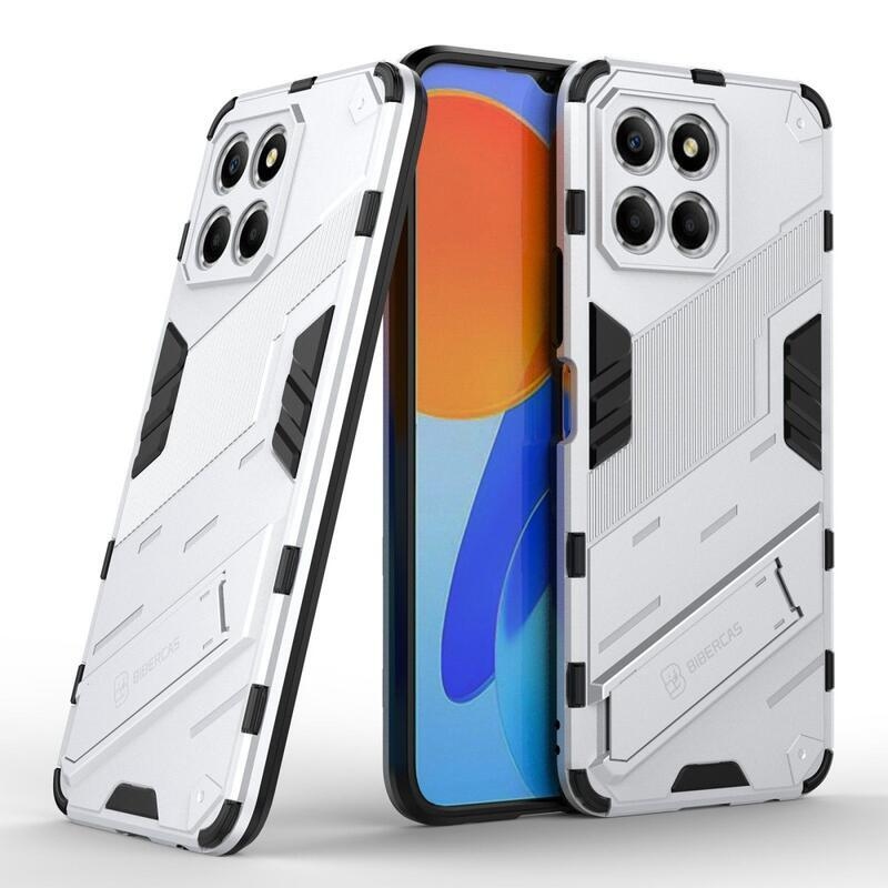 Armor odolný hybridní kryt s výklopným stojánkem na Honor X8 5G/Honor 70 Lite 5G - bílý