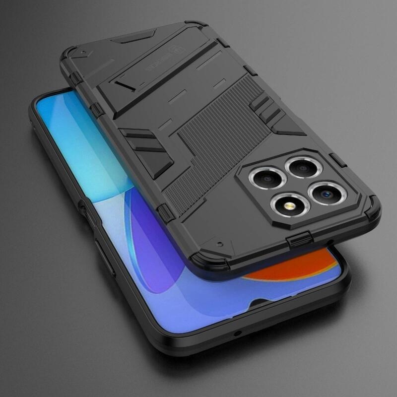 Armor odolný hybridní kryt s výklopným stojánkem na Honor X8 5G/Honor 70 Lite 5G - černý