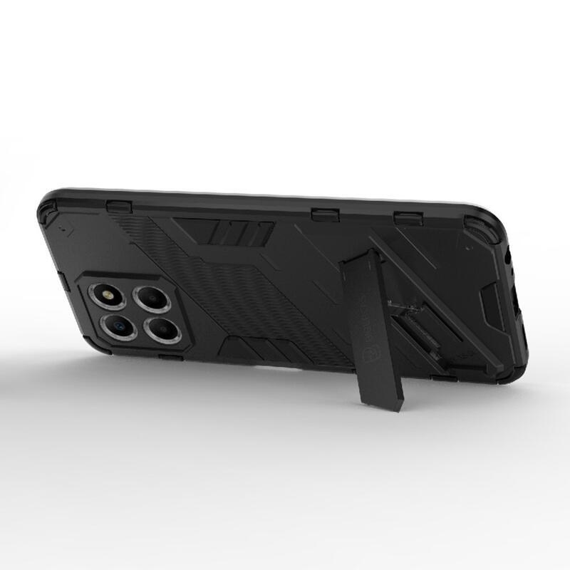 Armor odolný hybridní kryt s výklopným stojánkem na Honor X8 5G/Honor 70 Lite 5G - černý