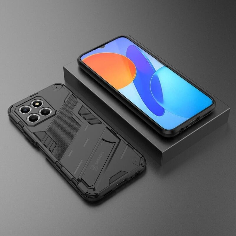 Armor odolný hybridní kryt s výklopným stojánkem na Honor X8 5G/Honor 70 Lite 5G - černý