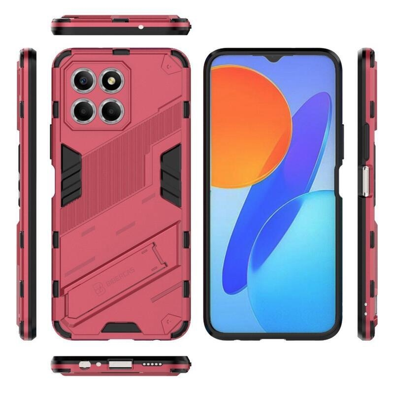 Armor odolný hybridní kryt s výklopným stojánkem na Honor X8 5G/Honor 70 Lite 5G - rose