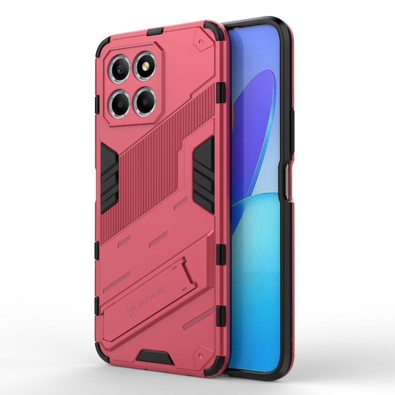 Armor odolný hybridní kryt s výklopným stojánkem na Honor X8 5G/Honor 70 Lite 5G - rose