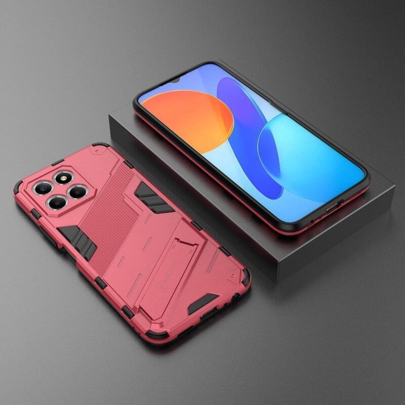 Armor odolný hybridní kryt s výklopným stojánkem na Honor X8 5G/Honor 70 Lite 5G - rose