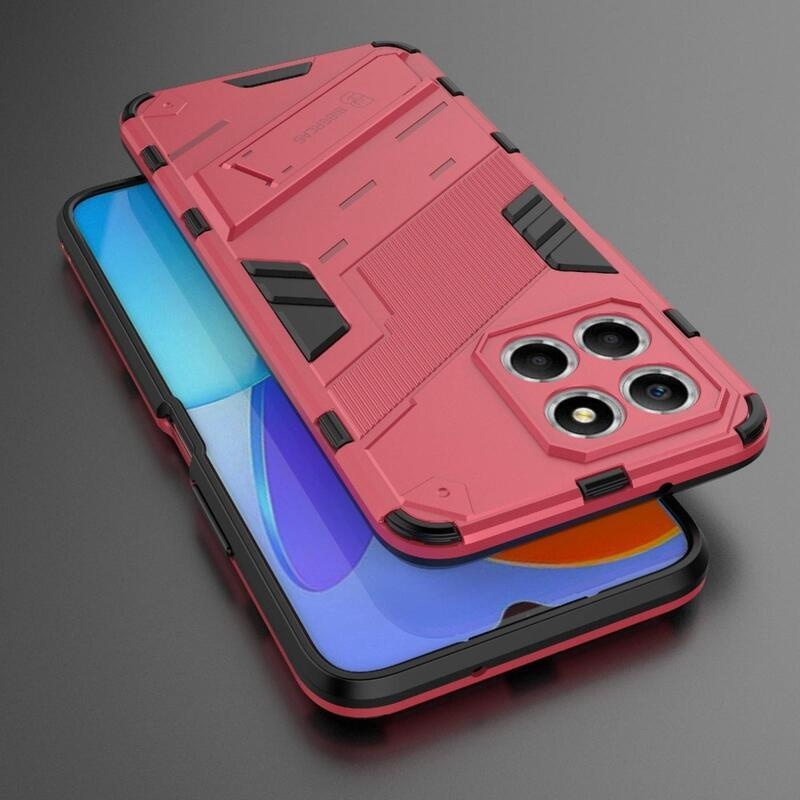 Armor odolný hybridní kryt s výklopným stojánkem na Honor X8 5G/Honor 70 Lite 5G - rose