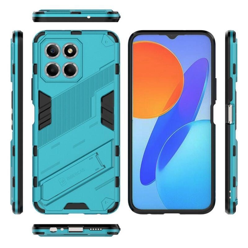 Armor odolný hybridní kryt s výklopným stojánkem na Honor X8 5G/Honor 70 Lite 5G - světlemodrý