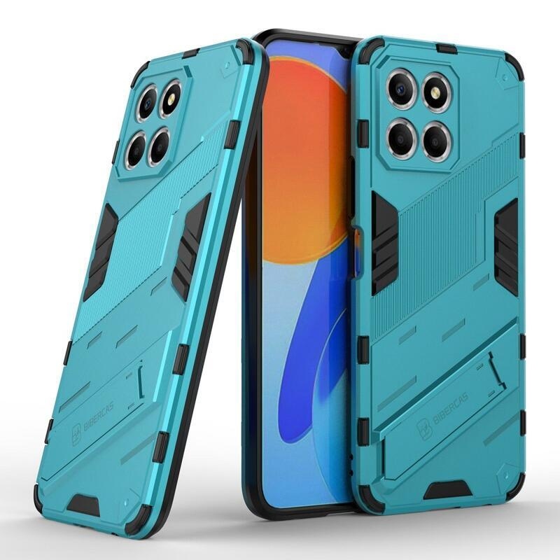 Armor odolný hybridní kryt s výklopným stojánkem na Honor X8 5G/Honor 70 Lite 5G - světlemodrý