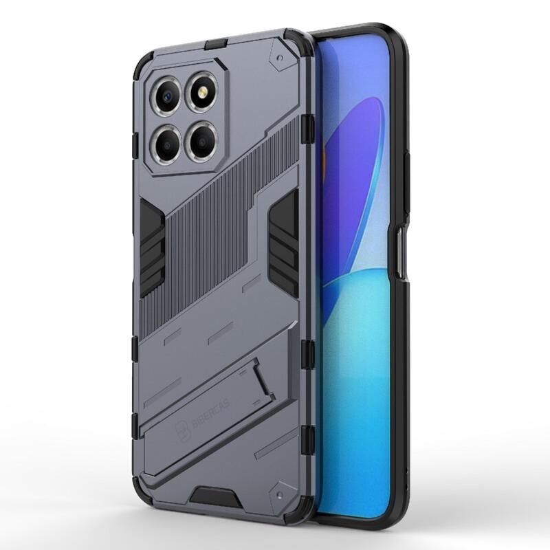 Armor odolný hybridní kryt s výklopným stojánkem na Honor X8 5G/Honor 70 Lite 5G - tmavěmodrý
