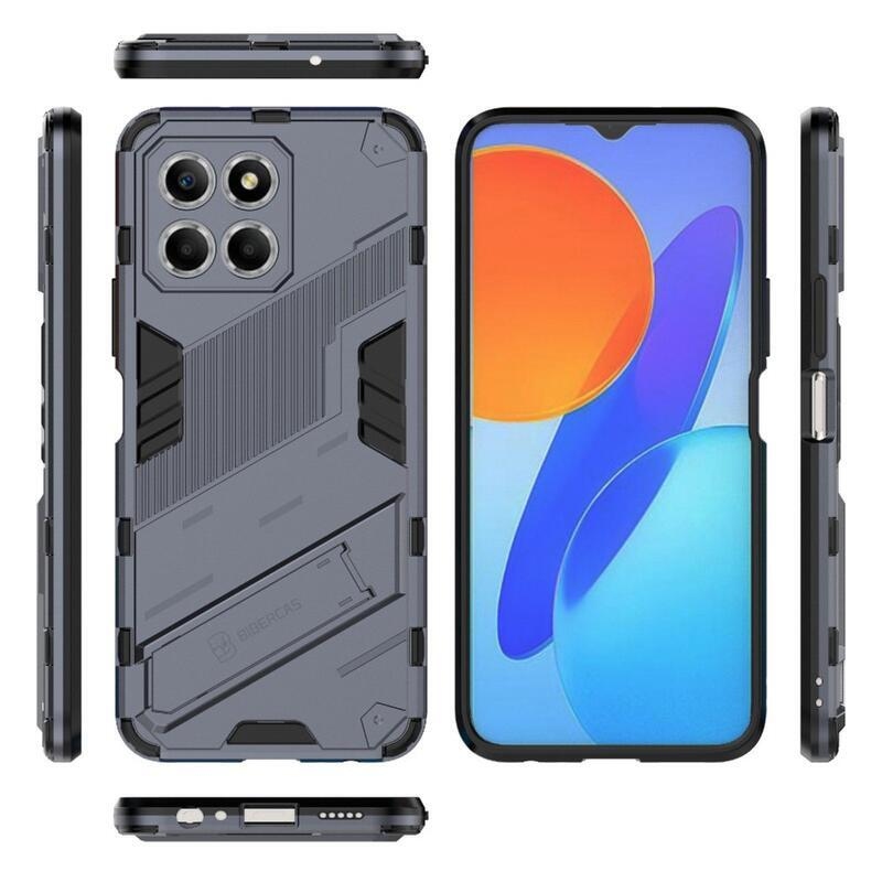 Armor odolný hybridní kryt s výklopným stojánkem na Honor X8 5G/Honor 70 Lite 5G - tmavěmodrý