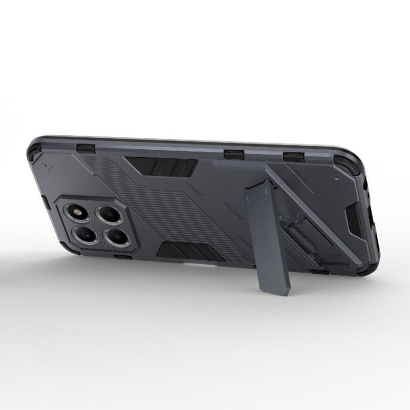 Armor odolný hybridní kryt s výklopným stojánkem na Honor X8 5G/Honor 70 Lite 5G - tmavěmodrý