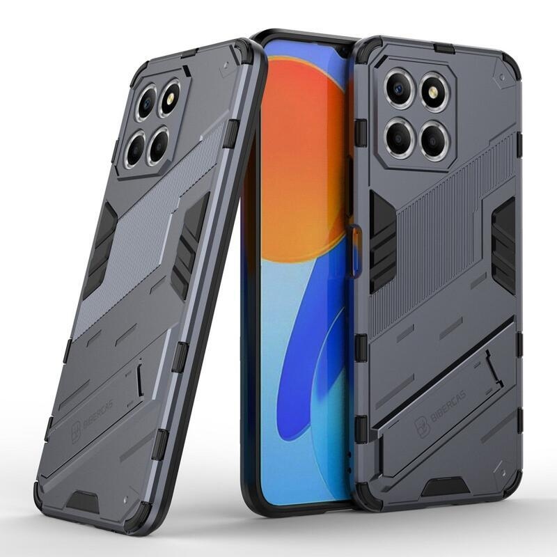 Armor odolný hybridní kryt s výklopným stojánkem na Honor X8 5G/Honor 70 Lite 5G - tmavěmodrý