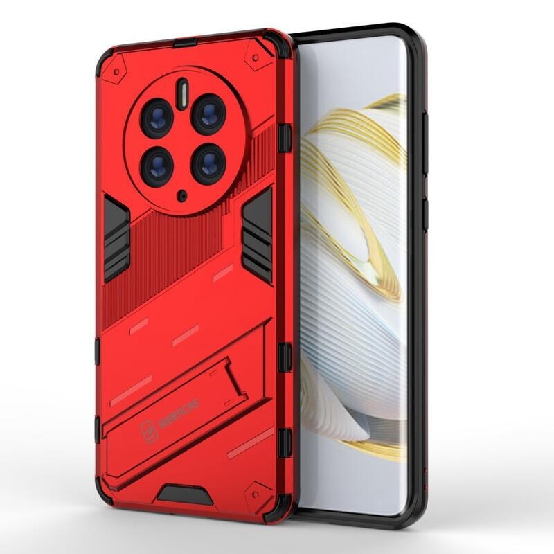 Armory odolný hybridní kryt s výklopným stojánkem na mobil Huawei Mate 50 Pro - červený