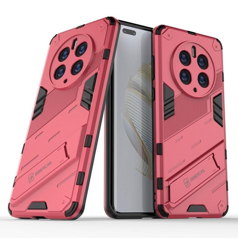 Armory odolný hybridní kryt s výklopným stojánkem na mobil Huawei Mate 50 Pro - rose