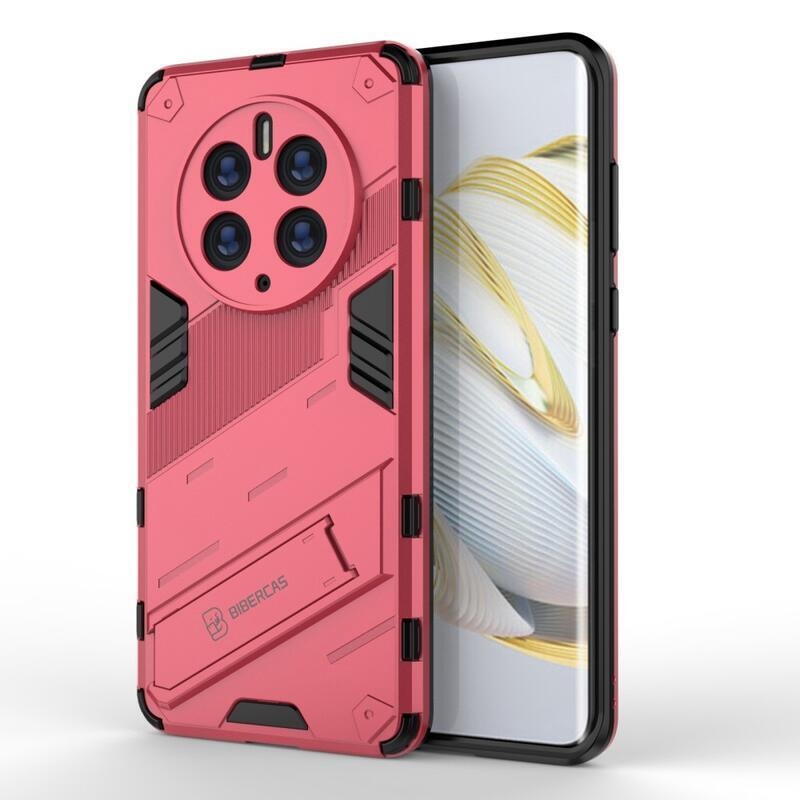 Armory odolný hybridní kryt s výklopným stojánkem na mobil Huawei Mate 50 Pro - rose