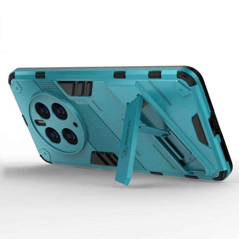 Armory odolný hybridní kryt s výklopným stojánkem na mobil Huawei Mate 50 Pro - světlemodrý