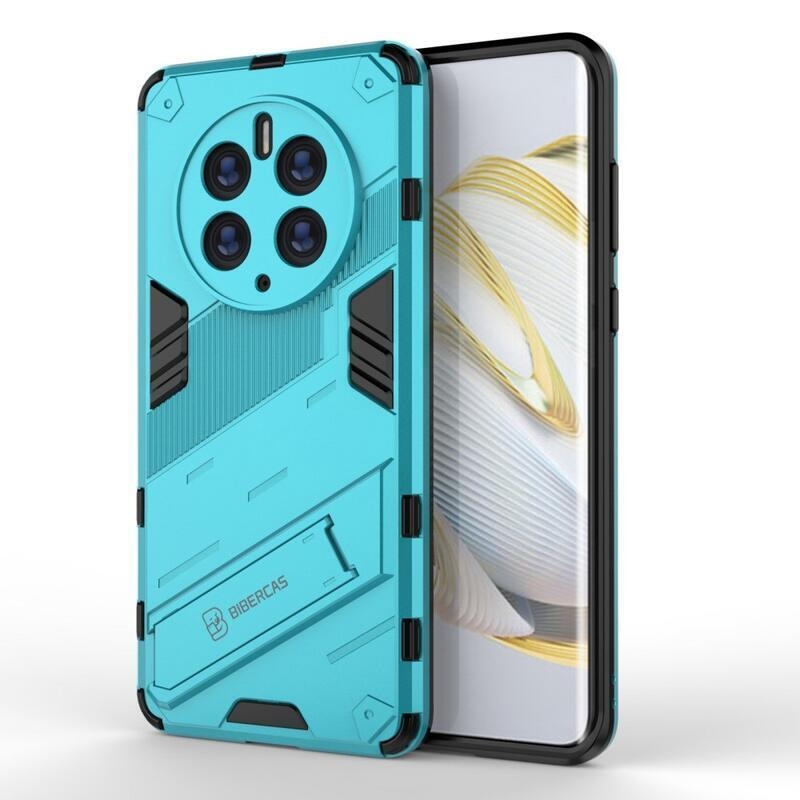 Armory odolný hybridní kryt s výklopným stojánkem na mobil Huawei Mate 50 Pro - světlemodrý