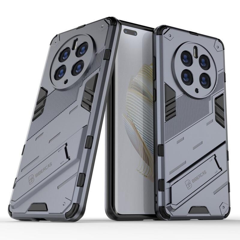 Armory odolný hybridní kryt s výklopným stojánkem na mobil Huawei Mate 50 Pro - tmavěmodrý