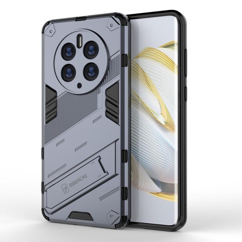 Armory odolný hybridní kryt s výklopným stojánkem na mobil Huawei Mate 50 Pro - tmavěmodrý