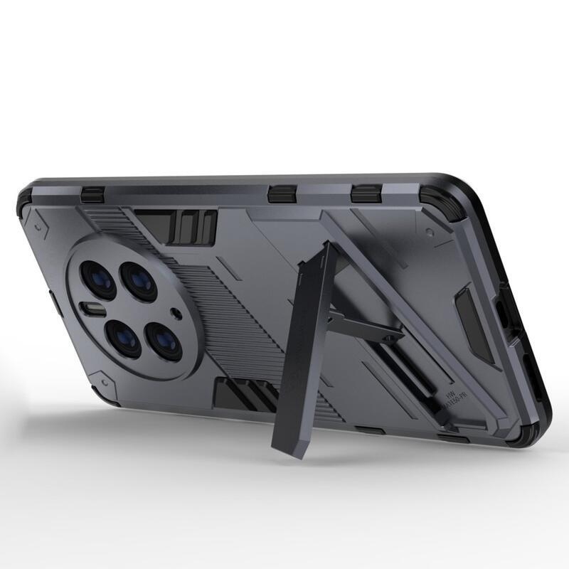 Armory odolný hybridní kryt s výklopným stojánkem na mobil Huawei Mate 50 Pro - tmavěmodrý