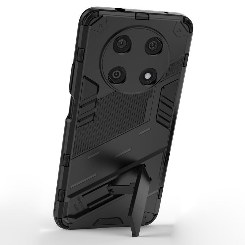 Armor odolný hybridní kryt s výklopným stojánkem pro mobil Huawei Nova Y90 - černý