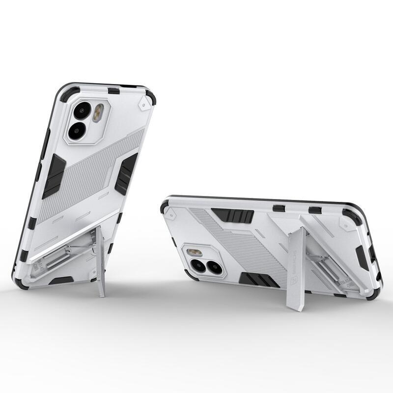 Armory odolný hybridní kryt s výklopným stojánkem pro mobil Xiaomi Redmi A1/Redmi A2 - bílý