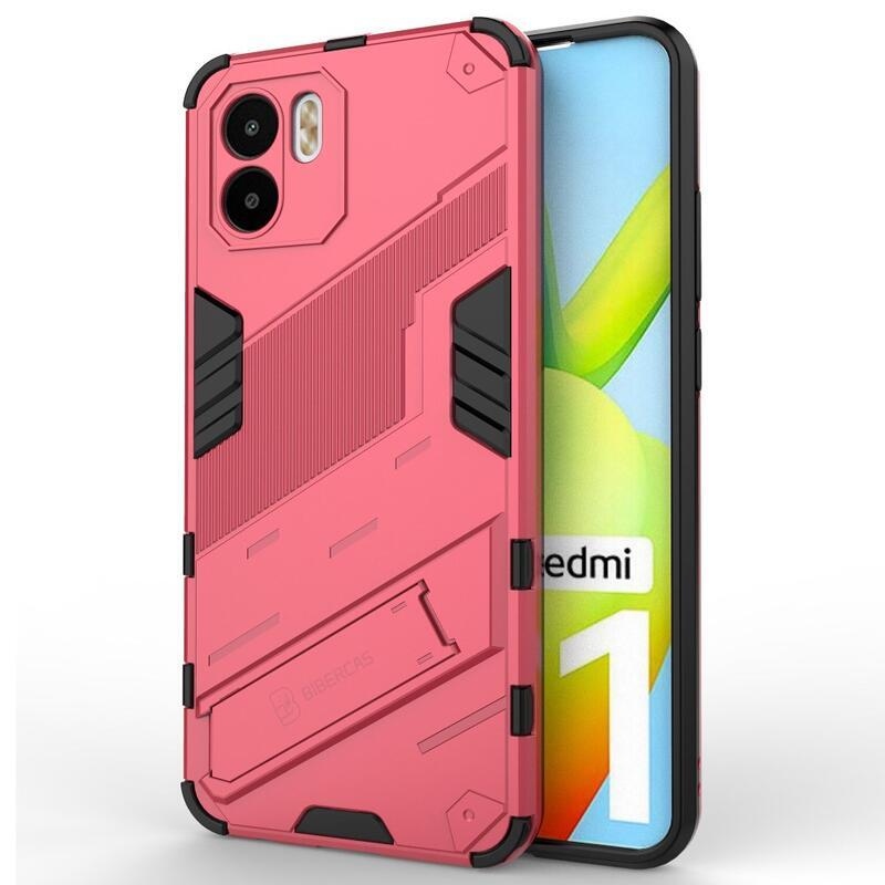 Armory odolný hybridní kryt s výklopným stojánkem pro mobil Xiaomi Redmi A1/Redmi A2 - rose