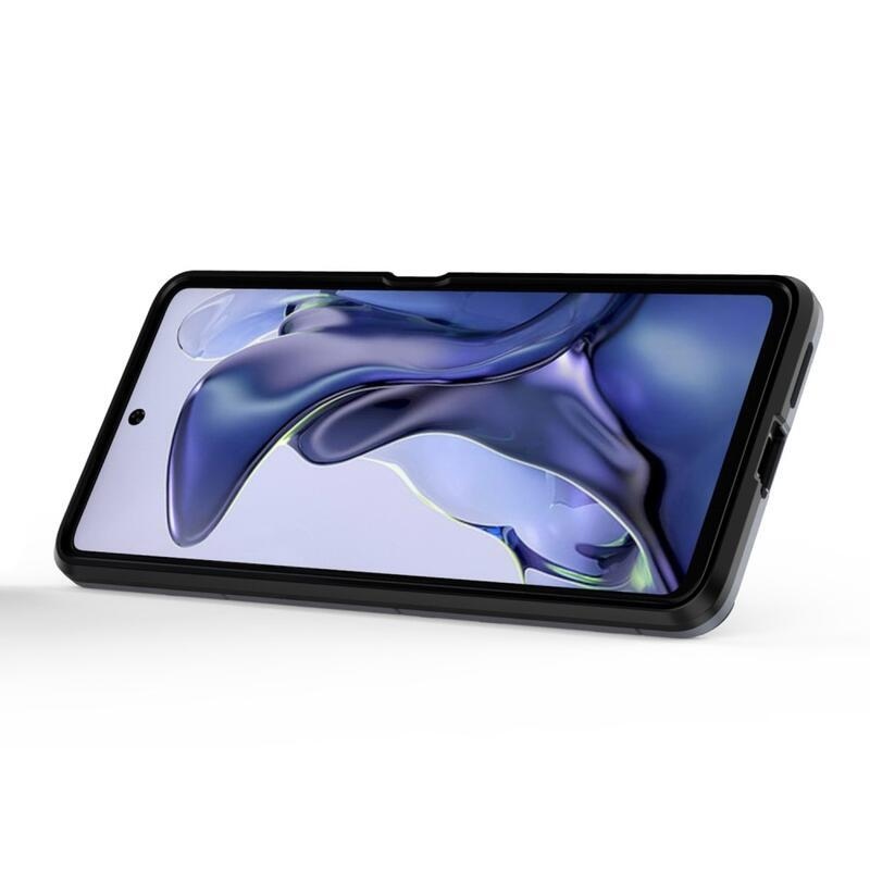 Guardy hybridní odolný kryt s úchopem na prst na mobil Xiaomi 11T/11T Pro - modrý