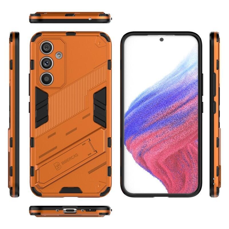 Armory odolný hybridní kryt na Samsung Galaxy A54 5G - oranžový