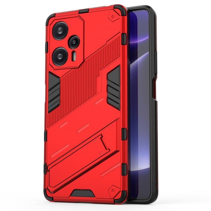 Armory odolný hybridní kryt na Xiaomi Poco F5 - červený