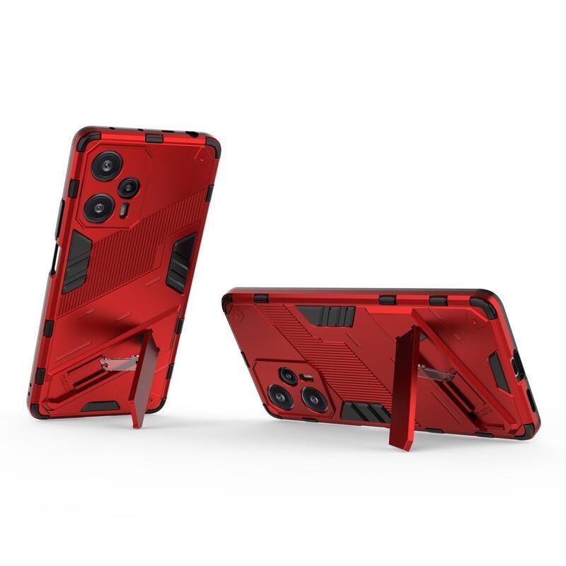 Armory odolný hybridní kryt na Xiaomi Poco F5 - červený