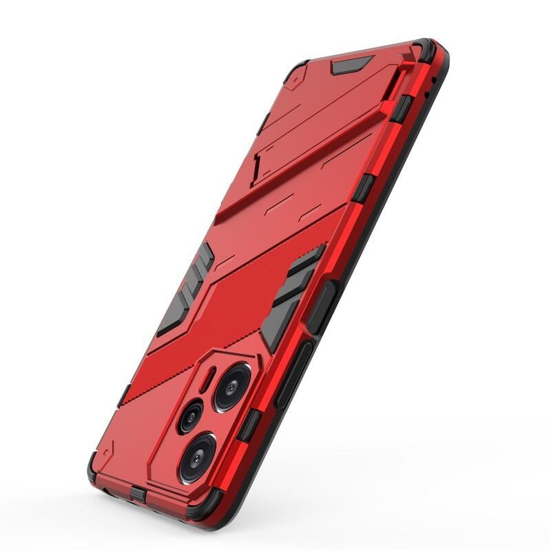 Armory odolný hybridní kryt na Xiaomi Poco F5 - červený