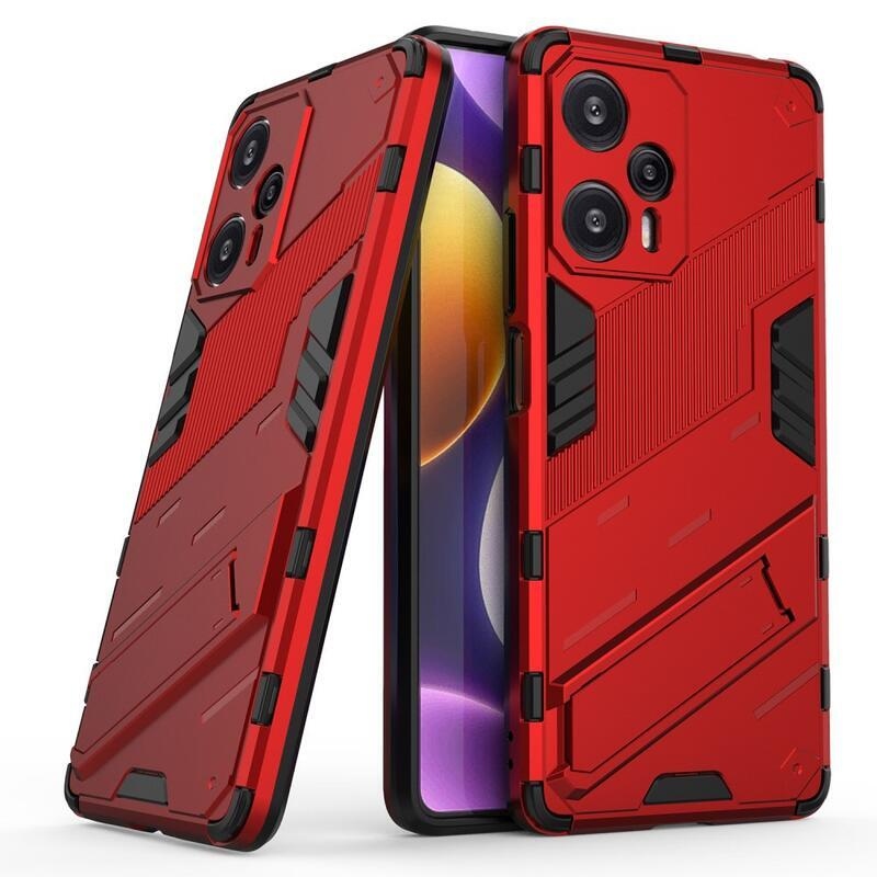 Armory odolný hybridní kryt na Xiaomi Poco F5 - červený