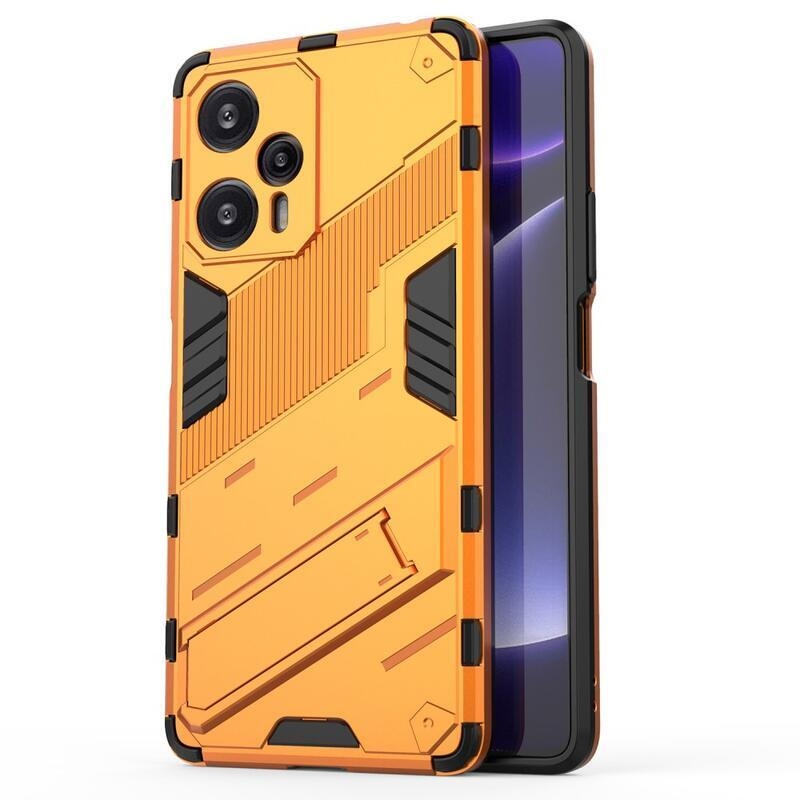 Armory odolný hybridní kryt na Xiaomi Poco F5 - oranžový