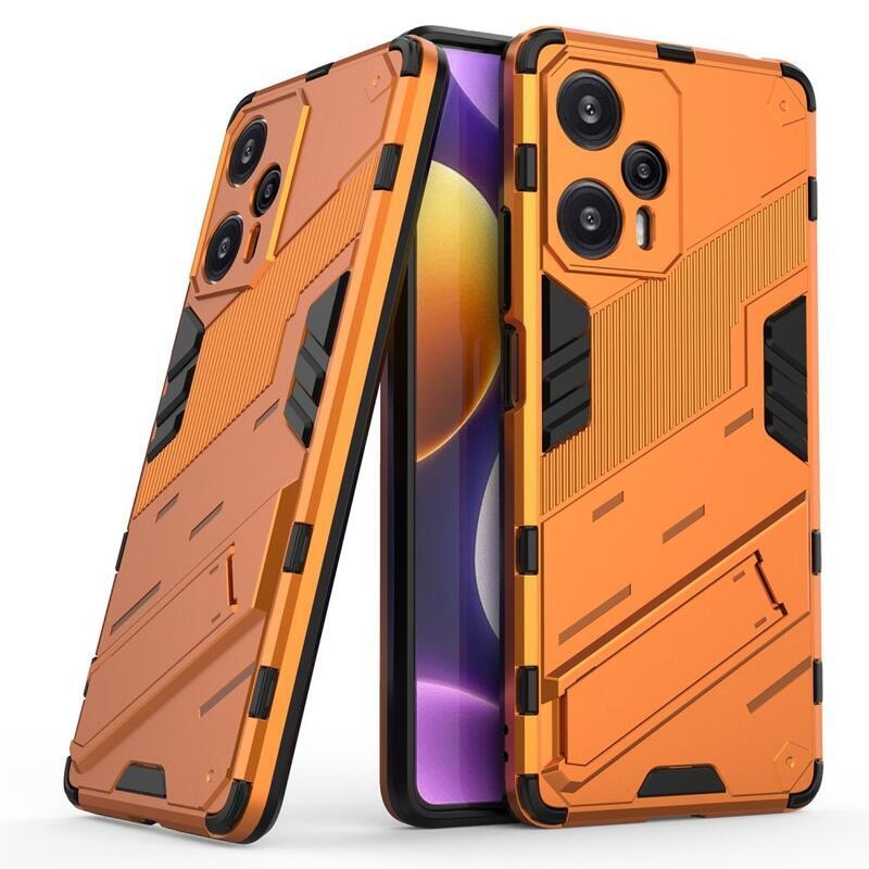 Armory odolný hybridní kryt na Xiaomi Poco F5 - oranžový