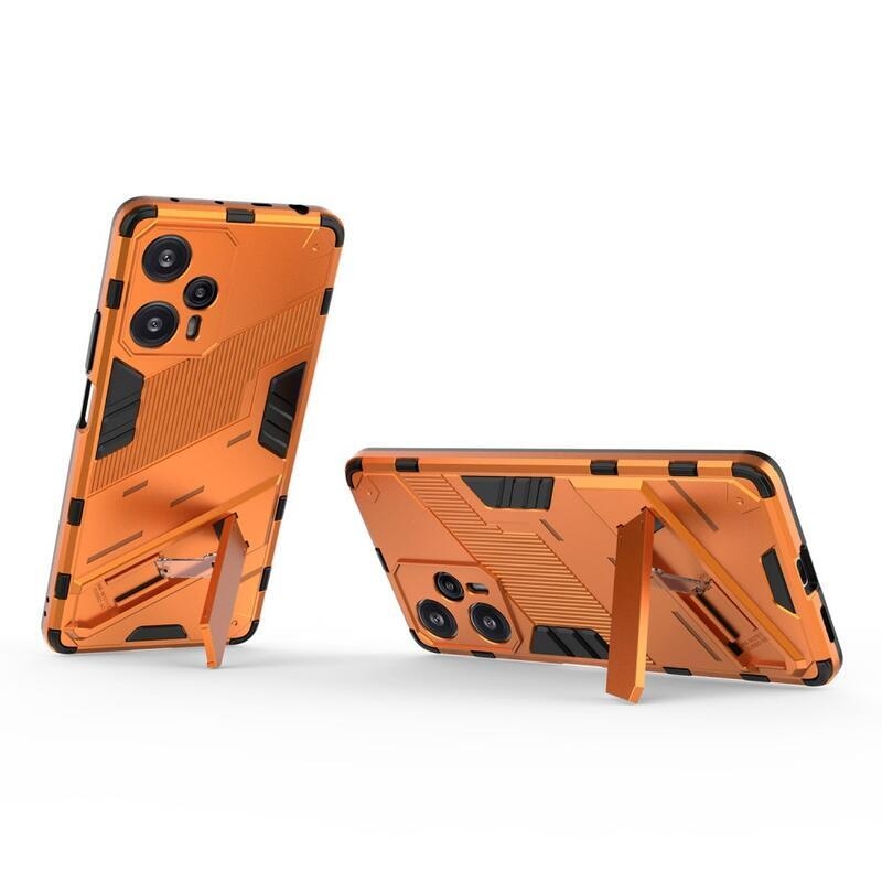 Armory odolný hybridní kryt na Xiaomi Poco F5 - oranžový