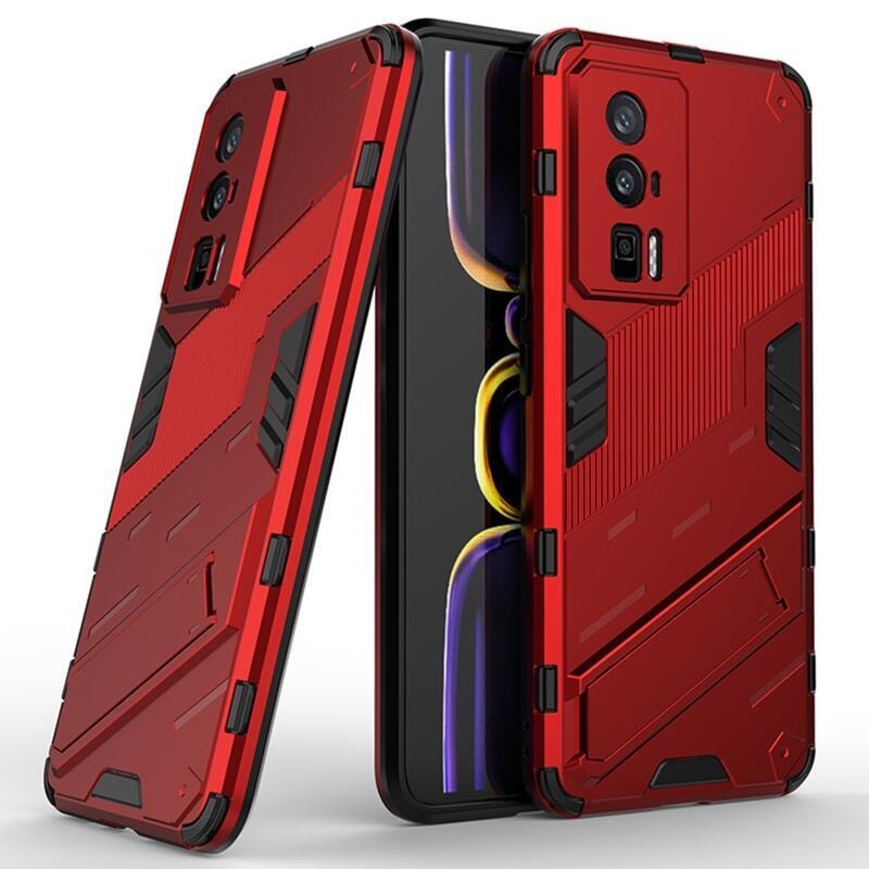 Armory odolný hybridní kryt na Xiaomi Poco F5 Pro - červený
