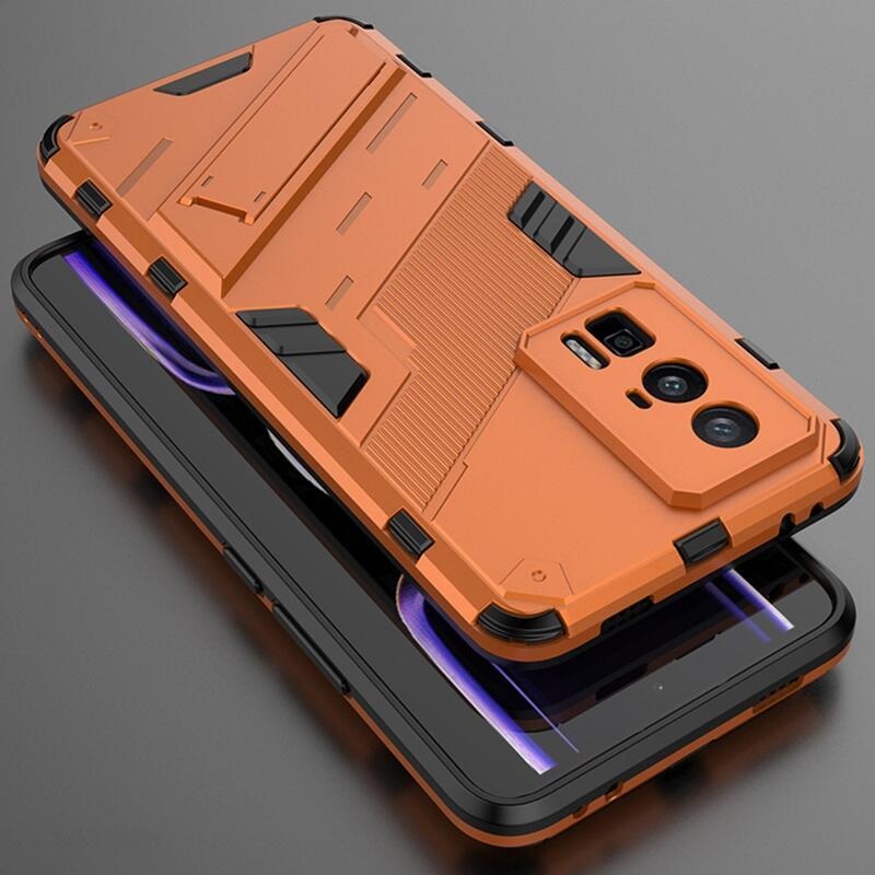 Armory odolný hybridní kryt na Xiaomi Poco F5 Pro - oranžový