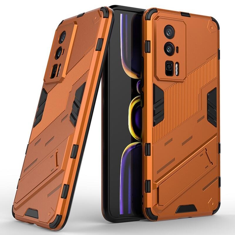 Armory odolný hybridní kryt na Xiaomi Poco F5 Pro - oranžový