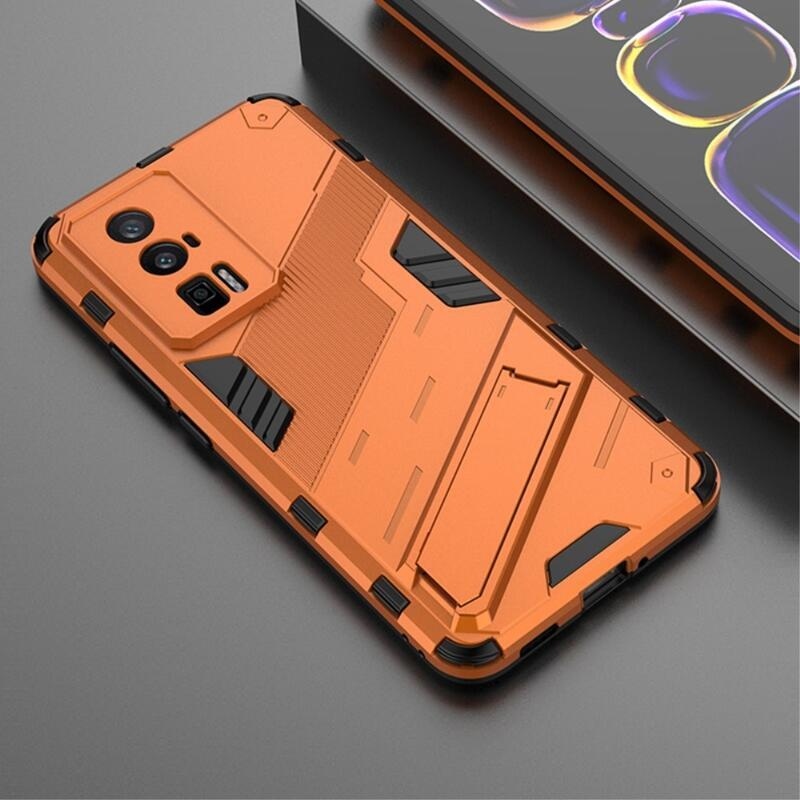 Armory odolný hybridní kryt na Xiaomi Poco F5 Pro - oranžový