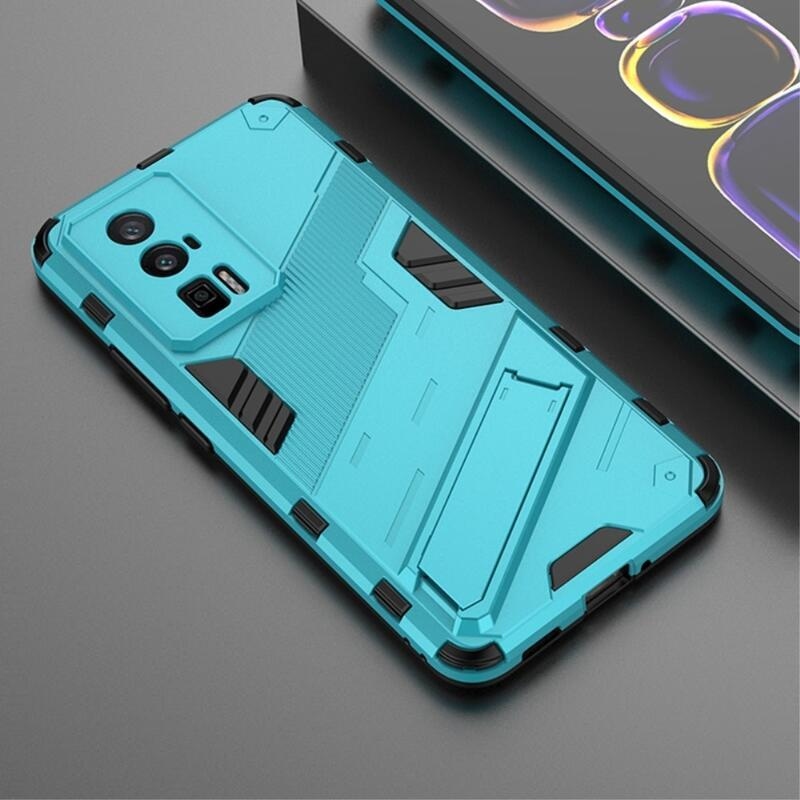 Armory odolný hybridní kryt na Xiaomi Poco F5 Pro - světlemodrý
