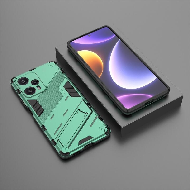 Armory odolný hybridní kryt na Xiaomi Poco F5 - zelený