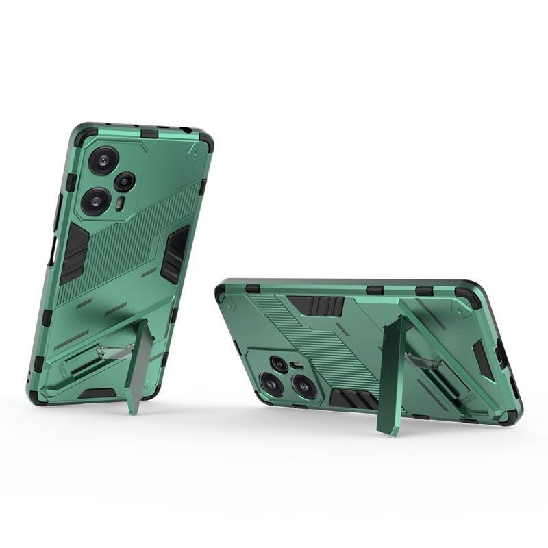 Armory odolný hybridní kryt na Xiaomi Poco F5 - zelený