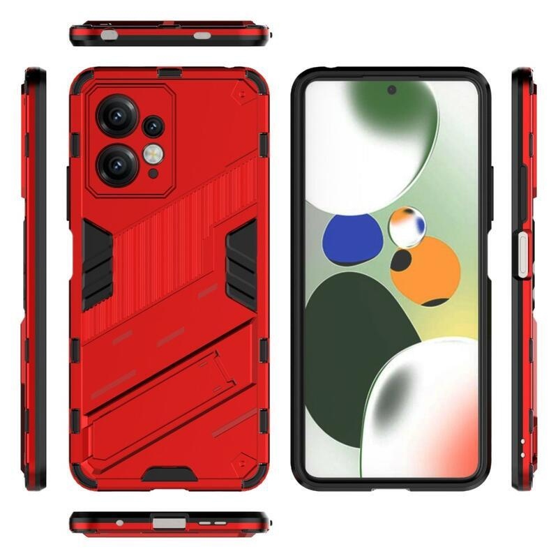Armory odolný hybridní kryt na Xiaomi Redmi Note 12 4G - červený