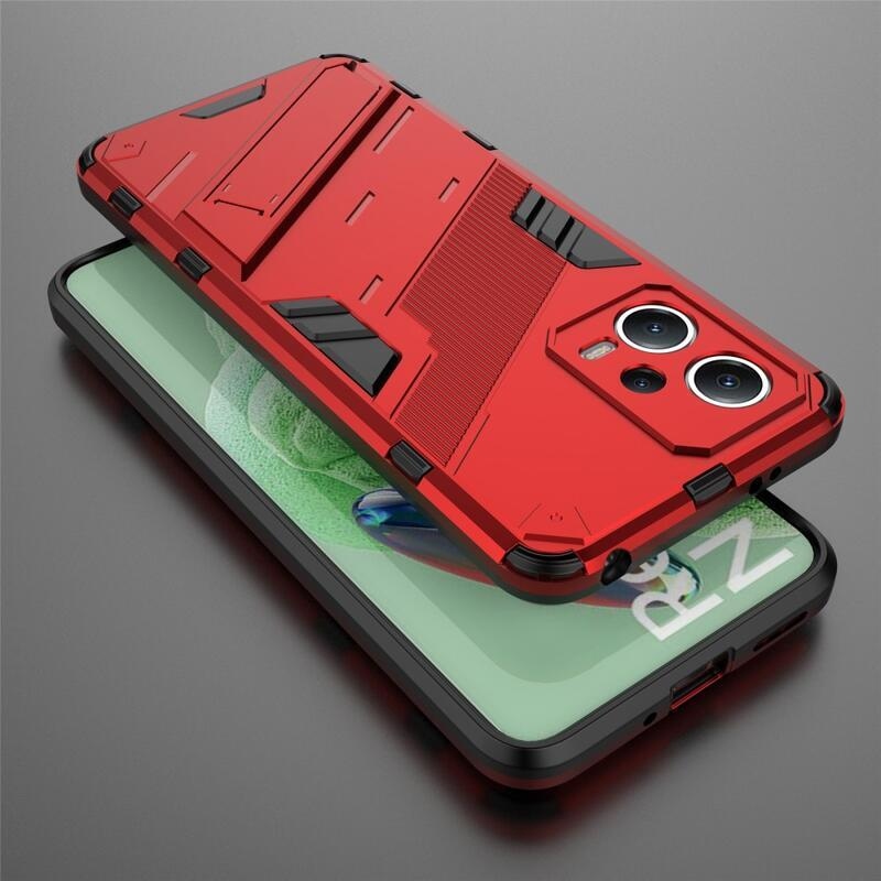 Armory odolný hybridní kryt na Xiaomi Redmi Note 12 5G/Poco X5 5G - červený