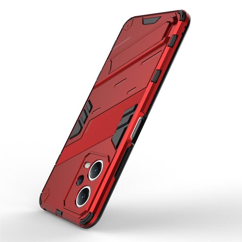 Armory odolný hybridní kryt na Xiaomi Redmi Note 12 5G/Poco X5 5G - červený