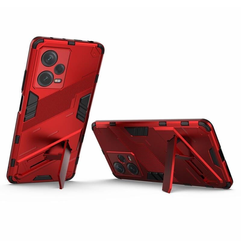 Armory odolný hybridní kryt na Xiaomi Redmi Note 12 Pro+ 5G - červené