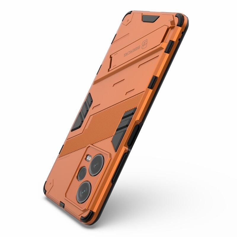 Armory odolný hybridní kryt na Xiaomi Redmi Note 12 Pro+ 5G - oranžové
