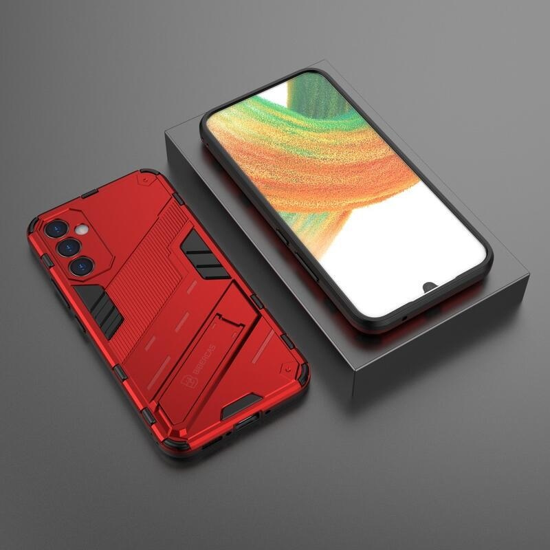Armory odolný hybridní kryt pro Samsung Galaxy A34 5G - červený