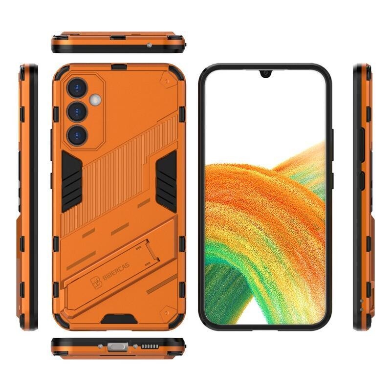 Armory odolný hybridní kryt pro Samsung Galaxy A34 5G - oranžový
