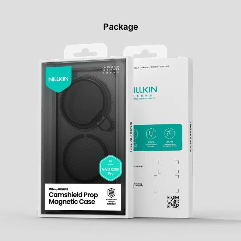 Nillkin CamShield Prop Magnetic Zadní Kryt pro Vivo X300 Pro Black